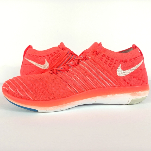 Nike Free Transform Flyknit Pink Womens Size 8 Running Training Shoes 833410-601 - Picture 9 of 16